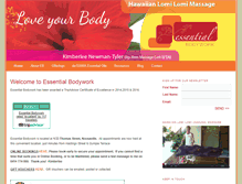 Tablet Screenshot of essentialbodywork.com.au